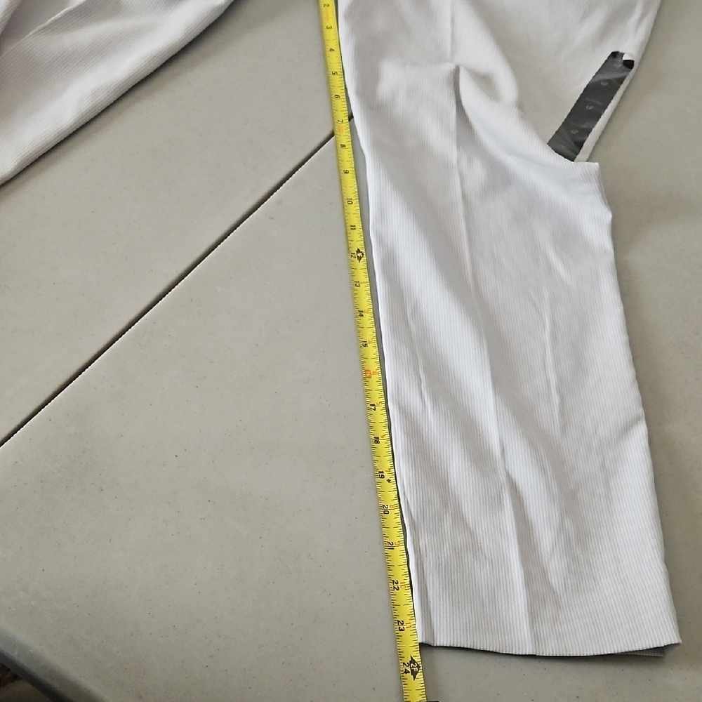 Banana Republic White Sloan Crop Pants - Picture 5 of 11